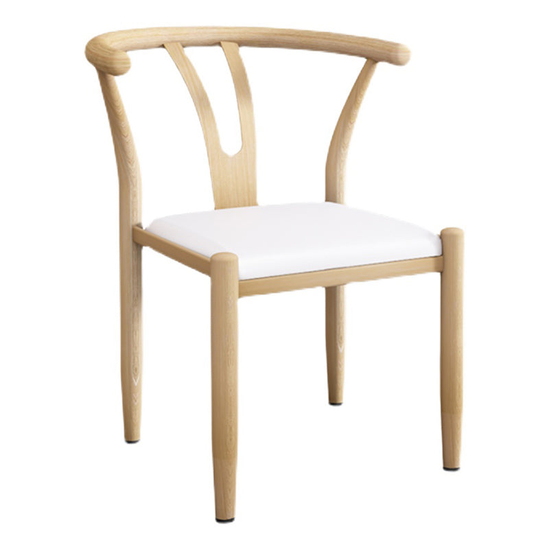 Contemporary Style Metal Chairs Fork Bone Back Arm Kitchen Dining Chair Set Clearhalo ' kitchen&dining_furn' 'Dining Chairs' 'Dining Tables & Seating' 'dining_chair' 'furn' 'furn_dining_chair' 'Furniture' 'furniture_dining_chair' 'Kitchen & Dining Furniture' 'kitchen' 3757364