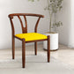 Contemporary Style Metal Chairs Fork Bone Back Arm Kitchen Dining Chair Set Light Yellow 1 Piece Walnut Clearhalo ' kitchen&dining_furn' 'Dining Chairs' 'Dining Tables & Seating' 'dining_chair' 'furn' 'furn_dining_chair' 'Furniture' 'furniture_dining_chair' 'Kitchen & Dining Furniture' 'kitchen' 3757396