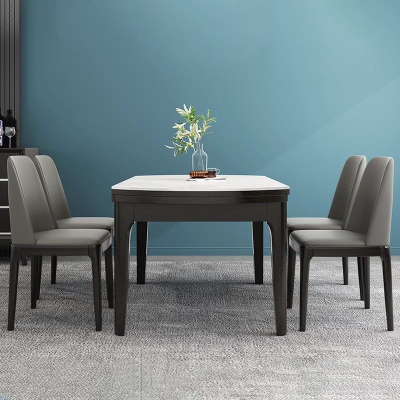 Leather Scandinavian Restaurant Side Chair Colorful Parsons Dining Chair Clearhalo ' kitchen&dining_furn' 'Dining Chairs' 'Dining Tables & Seating' 'dining_chair' 'furn' 'furn_dining_chair' 'Furniture' 'furniture_dining_chair' 'Kitchen & Dining Furniture' 'kitchen' 3757899