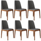 Leather Scandinavian Restaurant Side Chair Colorful Parsons Dining Chair Gray-Khaki 6 Piece Set Clearhalo ' kitchen&dining_furn' 'Dining Chairs' 'Dining Tables & Seating' 'dining_chair' 'furn' 'furn_dining_chair' 'Furniture' 'furniture_dining_chair' 'Kitchen & Dining Furniture' 'kitchen' 3757901