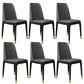 Leather Scandinavian Restaurant Side Chair Colorful Parsons Dining Chair Smoke Gray 6 Piece Set Clearhalo ' kitchen&dining_furn' 'Dining Chairs' 'Dining Tables & Seating' 'dining_chair' 'furn' 'furn_dining_chair' 'Furniture' 'furniture_dining_chair' 'Kitchen & Dining Furniture' 'kitchen' 3757906