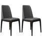 Leather Scandinavian Restaurant Side Chair Colorful Parsons Dining Chair Dark Gray 2 Piece Set Clearhalo ' kitchen&dining_furn' 'Dining Chairs' 'Dining Tables & Seating' 'dining_chair' 'furn' 'furn_dining_chair' 'Furniture' 'furniture_dining_chair' 'Kitchen & Dining Furniture' 'kitchen' 3757908