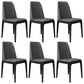 Leather Scandinavian Restaurant Side Chair Colorful Parsons Dining Chair Dark Gray 6 Piece Set Clearhalo ' kitchen&dining_furn' 'Dining Chairs' 'Dining Tables & Seating' 'dining_chair' 'furn' 'furn_dining_chair' 'Furniture' 'furniture_dining_chair' 'Kitchen & Dining Furniture' 'kitchen' 3757913