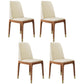 Leather Scandinavian Restaurant Side Chair Colorful Parsons Dining Chair Yellow White 4 Piece Set Clearhalo ' kitchen&dining_furn' 'Dining Chairs' 'Dining Tables & Seating' 'dining_chair' 'furn' 'furn_dining_chair' 'Furniture' 'furniture_dining_chair' 'Kitchen & Dining Furniture' 'kitchen' 3757922