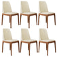 Leather Scandinavian Restaurant Side Chair Colorful Parsons Dining Chair Off-White 6 Piece Set Clearhalo ' kitchen&dining_furn' 'Dining Chairs' 'Dining Tables & Seating' 'dining_chair' 'furn' 'furn_dining_chair' 'Furniture' 'furniture_dining_chair' 'Kitchen & Dining Furniture' 'kitchen' 3757926