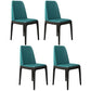 Leather Scandinavian Restaurant Side Chair Colorful Parsons Dining Chair Green 4 Piece Set Clearhalo ' kitchen&dining_furn' 'Dining Chairs' 'Dining Tables & Seating' 'dining_chair' 'furn' 'furn_dining_chair' 'Furniture' 'furniture_dining_chair' 'Kitchen & Dining Furniture' 'kitchen' 3757934