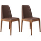 Leather Scandinavian Restaurant Side Chair Colorful Parsons Dining Chair Coffee 2 Piece Set Clearhalo ' kitchen&dining_furn' 'Dining Chairs' 'Dining Tables & Seating' 'dining_chair' 'furn' 'furn_dining_chair' 'Furniture' 'furniture_dining_chair' 'Kitchen & Dining Furniture' 'kitchen' 3757936