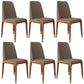 Leather Scandinavian Restaurant Side Chair Colorful Parsons Dining Chair Light Brown 6 Piece Set Clearhalo ' kitchen&dining_furn' 'Dining Chairs' 'Dining Tables & Seating' 'dining_chair' 'furn' 'furn_dining_chair' 'Furniture' 'furniture_dining_chair' 'Kitchen & Dining Furniture' 'kitchen' 3757947