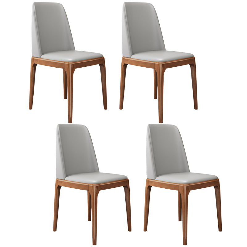 Leather Scandinavian Restaurant Side Chair Colorful Parsons Dining Chair Gray Coffee 4 Piece Set Clearhalo ' kitchen&dining_furn' 'Dining Chairs' 'Dining Tables & Seating' 'dining_chair' 'furn' 'furn_dining_chair' 'Furniture' 'furniture_dining_chair' 'Kitchen & Dining Furniture' 'kitchen' 3757952