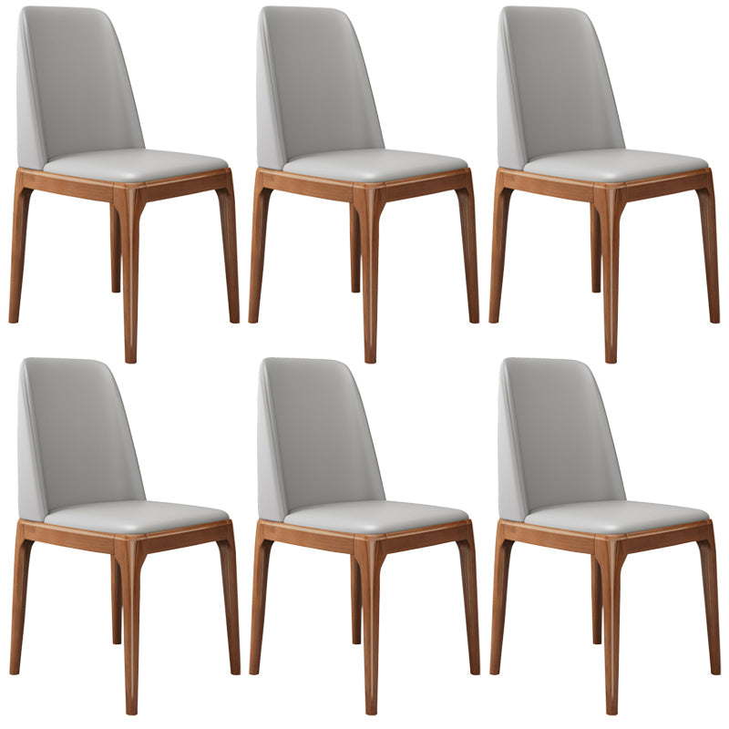 Leather Scandinavian Restaurant Side Chair Colorful Parsons Dining Chair Gray Coffee 6 Piece Set Clearhalo ' kitchen&dining_furn' 'Dining Chairs' 'Dining Tables & Seating' 'dining_chair' 'furn' 'furn_dining_chair' 'Furniture' 'furniture_dining_chair' 'Kitchen & Dining Furniture' 'kitchen' 3757953
