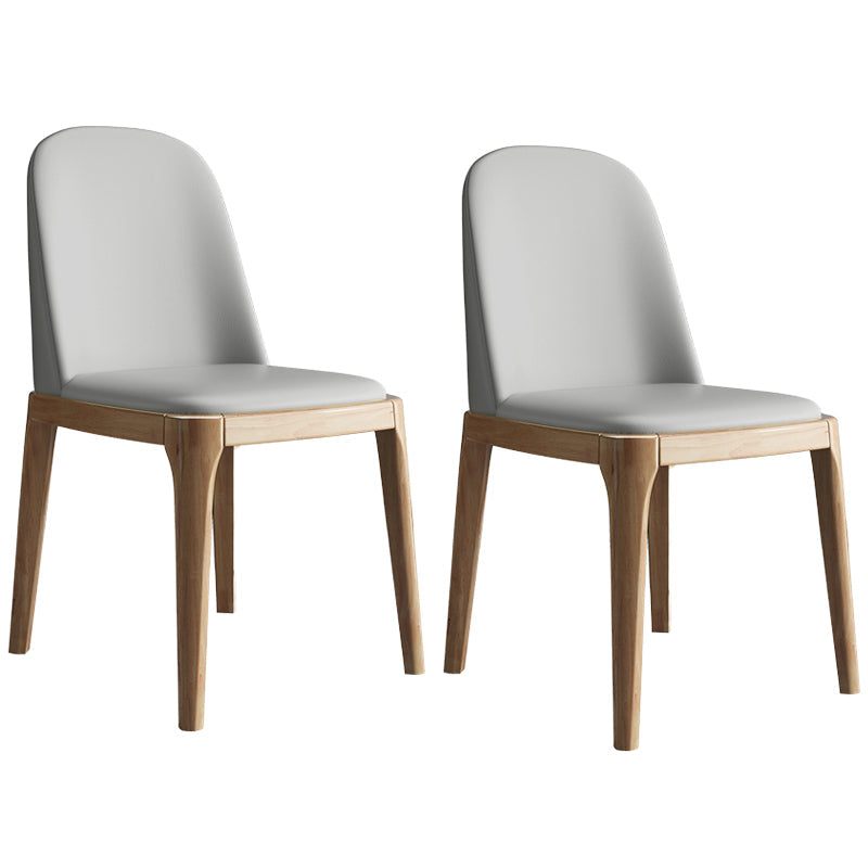 Leather Scandinavian Restaurant Side Chair Colorful Parsons Dining Chair Light Gray 2 Piece Set Clearhalo ' kitchen&dining_furn' 'Dining Chairs' 'Dining Tables & Seating' 'dining_chair' 'furn' 'furn_dining_chair' 'Furniture' 'furniture_dining_chair' 'Kitchen & Dining Furniture' 'kitchen' 3757957