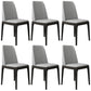 Leather Scandinavian Restaurant Side Chair Colorful Parsons Dining Chair Light Gray-Black 6 Piece Set Clearhalo ' kitchen&dining_furn' 'Dining Chairs' 'Dining Tables & Seating' 'dining_chair' 'furn' 'furn_dining_chair' 'Furniture' 'furniture_dining_chair' 'Kitchen & Dining Furniture' 'kitchen' 3757962
