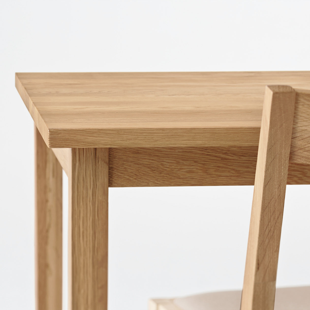 Simplicity Home Solid Wood Dining Table Rectangular Table with Ash Wood 4 Legs Base Clearhalo ' dining_table' 'Dining Tables & Seating' 'Dining Tables' 'furn' 'furn_dining_table' 'Furniture' 'furniture_dining_table' 'Kitchen & Dining Furniture' 'kitchen&dining_furn' 'kitchen' 'kitchen_dining_table' 3771375