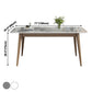 Modern Style Sintered Stone Dining Table 4 Legs Rectangular Table in Grey Clearhalo ' dining_table' 'Dining Tables & Seating' 'Dining Tables' 'furn' 'furn_dining_table' 'Furniture' 'furniture_dining_table' 'Kitchen & Dining Furniture' 'kitchen&dining_furn' 'kitchen' 'kitchen_dining_table' 3771388