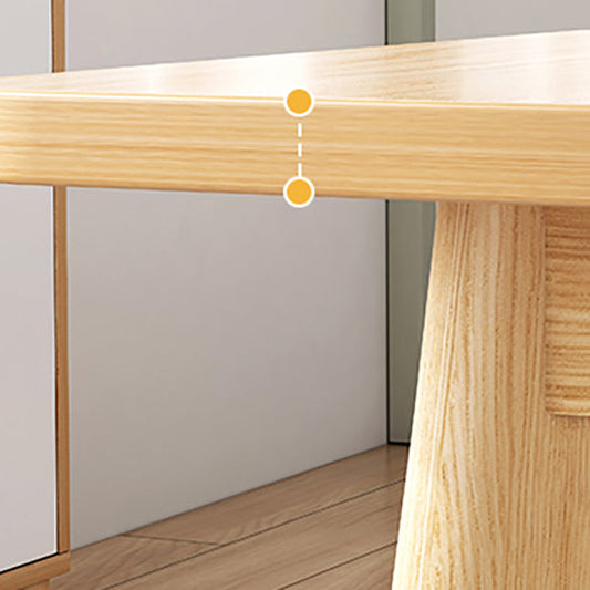 Contemporary MDF Rectangle Shape Dining Set Kitchen Standard Dining Set with 4 Legs Table Clearhalo 'Dining Room Sets' 'Dining Tables & Seating' 'dining_room_set' 'furn' 'furn_dining_room_set' 'Furniture' 'furniture_dining_room_set' 'Kitchen & Dining Furniture' 'kitchen&dining_furn' 'kitchen' 3771557