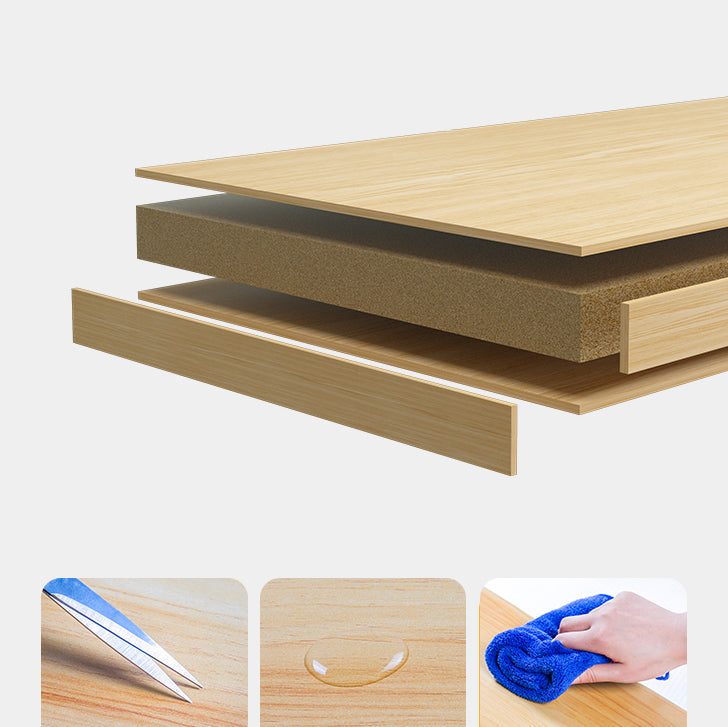 Contemporary MDF Rectangle Shape Dining Set Kitchen Standard Dining Set with 4 Legs Table Clearhalo 'Dining Room Sets' 'Dining Tables & Seating' 'dining_room_set' 'furn' 'furn_dining_room_set' 'Furniture' 'furniture_dining_room_set' 'Kitchen & Dining Furniture' 'kitchen&dining_furn' 'kitchen' 3771560