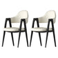 Contemporary Metal Dining Room Chairs Leather Open Back Dining Side Chair for Home Use White 2 Piece Set Clearhalo ' kitchen&dining_furn' 'Dining Chairs' 'Dining Tables & Seating' 'dining_chair' 'furn' 'furn_dining_chair' 'Furniture' 'furniture_dining_chair' 'Kitchen & Dining Furniture' 'kitchen' 3779258
