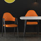 Contemporary Metal Dining Room Chairs Leather Open Back Dining Side Chair for Home Use Clearhalo ' kitchen&dining_furn' 'Dining Chairs' 'Dining Tables & Seating' 'dining_chair' 'furn' 'furn_dining_chair' 'Furniture' 'furniture_dining_chair' 'Kitchen & Dining Furniture' 'kitchen' 3779259