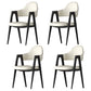 Contemporary Metal Dining Room Chairs Leather Open Back Dining Side Chair for Home Use White 4 Piece Set Clearhalo ' kitchen&dining_furn' 'Dining Chairs' 'Dining Tables & Seating' 'dining_chair' 'furn' 'furn_dining_chair' 'Furniture' 'furniture_dining_chair' 'Kitchen & Dining Furniture' 'kitchen' 3779260