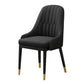 European Glam Style Metal Chair Kitchen Dining Room Solid Back Arm Chair Set Clearhalo ' kitchen&dining_furn' 'Dining Chairs' 'Dining Tables & Seating' 'dining_chair' 'furn' 'furn_dining_chair' 'Furniture' 'furniture_dining_chair' 'Kitchen & Dining Furniture' 'kitchen' 3779405