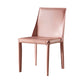 Designer Style Restaurant Saddle Leather Side Chair Matte Finish Parsons Dining Chair Clearhalo ' kitchen&dining_furn' 'Dining Chairs' 'Dining Tables & Seating' 'dining_chair' 'furn' 'furn_dining_chair' 'Furniture' 'furniture_dining_chair' 'Kitchen & Dining Furniture' 'kitchen' 3779441