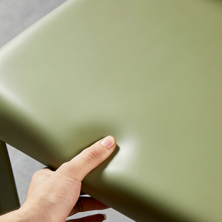 Designer Style Restaurant Saddle Leather Side Chair Matte Finish Parsons Dining Chair Clearhalo ' kitchen&dining_furn' 'Dining Chairs' 'Dining Tables & Seating' 'dining_chair' 'furn' 'furn_dining_chair' 'Furniture' 'furniture_dining_chair' 'Kitchen & Dining Furniture' 'kitchen' 3779443