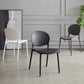 Scandinavian Armless Dining Chairs Plastic Indoor Stackable Open Back Side Chair Clearhalo ' kitchen&dining_furn' 'Dining Chairs' 'Dining Tables & Seating' 'dining_chair' 'furn' 'furn_dining_chair' 'Furniture' 'furniture_dining_chair' 'Kitchen & Dining Furniture' 'kitchen' 3779482