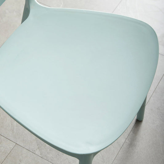 Scandinavian Armless Dining Chairs Plastic Indoor Stackable Open Back Side Chair Clearhalo ' kitchen&dining_furn' 'Dining Chairs' 'Dining Tables & Seating' 'dining_chair' 'furn' 'furn_dining_chair' 'Furniture' 'furniture_dining_chair' 'Kitchen & Dining Furniture' 'kitchen' 3779489