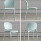 Scandinavian Armless Dining Chairs Plastic Indoor Stackable Open Back Side Chair Clearhalo ' kitchen&dining_furn' 'Dining Chairs' 'Dining Tables & Seating' 'dining_chair' 'furn' 'furn_dining_chair' 'Furniture' 'furniture_dining_chair' 'Kitchen & Dining Furniture' 'kitchen' 3779491