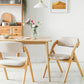 Home Scandinavian Side Chair Upholstered Open Back Wood Folding Dining Room Chair Clearhalo ' kitchen&dining_furn' 'Dining Chairs' 'Dining Tables & Seating' 'dining_chair' 'Furniture' 'furniture_dining_chair' 'Kitchen & Dining Furniture' 'kitchen' 3779551