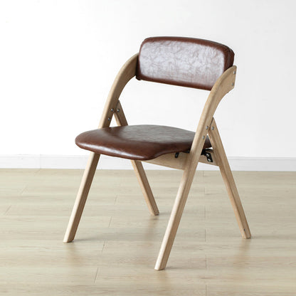 Home Scandinavian Side Chair Upholstered Open Back Wood Folding Dining Room Chair Red Brown Beige 1 Piece Clearhalo ' kitchen&dining_furn' 'Dining Chairs' 'Dining Tables & Seating' 'dining_chair' 'Furniture' 'furniture_dining_chair' 'Kitchen & Dining Furniture' 'kitchen' 3779572