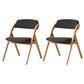 Home Scandinavian Side Chair Upholstered Open Back Wood Folding Dining Room Chair Brown Natural Wood Set of 2 Clearhalo ' kitchen&dining_furn' 'Dining Chairs' 'Dining Tables & Seating' 'dining_chair' 'Furniture' 'furniture_dining_chair' 'Kitchen & Dining Furniture' 'kitchen' 3779590