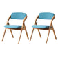 Home Scandinavian Side Chair Upholstered Open Back Wood Folding Dining Room Chair Blue Natural Wood Set of 2 Clearhalo ' kitchen&dining_furn' 'Dining Chairs' 'Dining Tables & Seating' 'dining_chair' 'Furniture' 'furniture_dining_chair' 'Kitchen & Dining Furniture' 'kitchen' 3779593