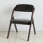 Home Scandinavian Side Chair Upholstered Open Back Wood Folding Dining Room Chair Dark Brown Walnut 1 Piece Clearhalo ' kitchen&dining_furn' 'Dining Chairs' 'Dining Tables & Seating' 'dining_chair' 'Furniture' 'furniture_dining_chair' 'Kitchen & Dining Furniture' 'kitchen' 3779631