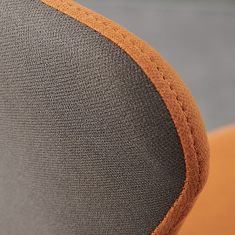 Contemporary Metal Dining Room Chairs Linen Fabric Dining Chair for Home Use Clearhalo ' kitchen&dining_furn' 'Dining Chairs' 'Dining Tables & Seating' 'dining_chair' 'furn' 'furn_dining_chair' 'Furniture' 'furniture_dining_chair' 'Kitchen & Dining Furniture' 'kitchen' 3779651