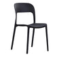 Scandinavian Armless Dining Chairs Plastic Indoor Open Back Side Chair Clearhalo ' kitchen&dining_furn' 'Dining Chairs' 'Dining Tables & Seating' 'dining_chair' 'furn' 'furn_dining_chair' 'Furniture' 'furniture_dining_chair' 'Kitchen & Dining Furniture' 'kitchen' 3779673