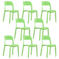 Scandinavian Armless Dining Chairs Plastic Indoor Open Back Side Chair Green 8 Piece Set Clearhalo ' kitchen&dining_furn' 'Dining Chairs' 'Dining Tables & Seating' 'dining_chair' 'furn' 'furn_dining_chair' 'Furniture' 'furniture_dining_chair' 'Kitchen & Dining Furniture' 'kitchen' 3779694