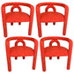 Glam Style Design Cashmere Chair Fork Bone Back Arm Kitchen Dining Chairs Red 4 Piece Set Clearhalo ' kitchen&dining_furn' 'Dining Chairs' 'Dining Tables & Seating' 'dining_chair' 'furn' 'furn_dining_chair' 'Furniture' 'furniture_dining_chair' 'Kitchen & Dining Furniture' 'kitchen' 3779758
