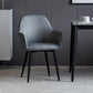 Contemporary Metal Dining Room Chairs Upholstered Armchair for Restaurant Use Grey 1 Piece Clearhalo ' kitchen&dining_furn' 'Dining Chairs' 'Dining Tables & Seating' 'dining_chair' 'furn' 'furn_dining_chair' 'Furniture' 'furniture_dining_chair' 'Kitchen & Dining Furniture' 'kitchen' 3779783
