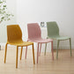 Scandinavian Armless Dining Chairs Plastic Indoor Stackable Solid Back Side Chair Clearhalo ' kitchen&dining_furn' 'Dining Chairs' 'Dining Tables & Seating' 'dining_chair' 'furn' 'furn_dining_chair' 'Furniture' 'furniture_dining_chair' 'Kitchen & Dining Furniture' 'kitchen' 3779823