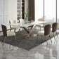 Metal Traditional Luxury Rectangle Indoor Table Sintered Stone Table with Pedestal Base Clearhalo ' dining_table' 'Dining Tables & Seating' 'Dining Tables' 'furn' 'furn_dining_table' 'Furniture' 'furniture_dining_table' 'Kitchen & Dining Furniture' 'kitchen&dining_furn' 'kitchen' 'kitchen_dining_table' 3779849