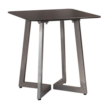 Industrial Dining Table Sintered Stone Dining Table with Black Double Pedestal Without Chairs Clearhalo ' dining_table' 'Dining Tables & Seating' 'Dining Tables' 'furn' 'furn_dining_table' 'Furniture' 'furniture_dining_table' 'Kitchen & Dining Furniture' 'kitchen&dining_furn' 'kitchen' 'kitchen_dining_table' 3779860