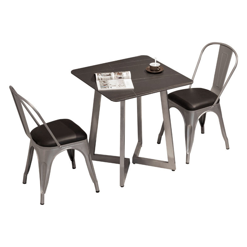 Industrial Dining Table Sintered Stone Dining Table with Black Double Pedestal Clearhalo ' dining_table' 'Dining Tables & Seating' 'Dining Tables' 'furn' 'furn_dining_table' 'Furniture' 'furniture_dining_table' 'Kitchen & Dining Furniture' 'kitchen&dining_furn' 'kitchen' 'kitchen_dining_table' 3779870