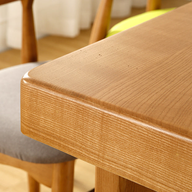 Minimalist Rectangle Shape Standard Dining Table Brown Sintered Stone Dining Table for Kitchen Clearhalo ' dining_table' 'Dining Tables & Seating' 'Dining Tables' 'furn' 'furn_dining_table' 'Furniture' 'furniture_dining_table' 'Kitchen & Dining Furniture' 'kitchen&dining_furn' 'kitchen' 'kitchen_dining_table' 3779881