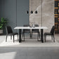 Industrial Kitchen Dining Table Sintered Stone Rectangle Dining Table with Double Pedestal Bases Clearhalo ' dining_table' 'Dining Tables & Seating' 'Dining Tables' 'furn' 'furn_dining_table' 'Furniture' 'furniture_dining_table' 'Kitchen & Dining Furniture' 'kitchen&dining_furn' 'kitchen' 'kitchen_dining_table' 3779931