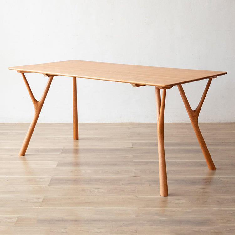 Modern Style Rectangle 4-foot Home Furniture Solid Wood Dining Room Collection Clearhalo ' dining_table' 'Dining Tables & Seating' 'Dining Tables' 'furn' 'furn_dining_table' 'Furniture' 'furniture_dining_table' 'Kitchen & Dining Furniture' 'kitchen&dining_furn' 'kitchen' 'kitchen_dining_table' 3779979