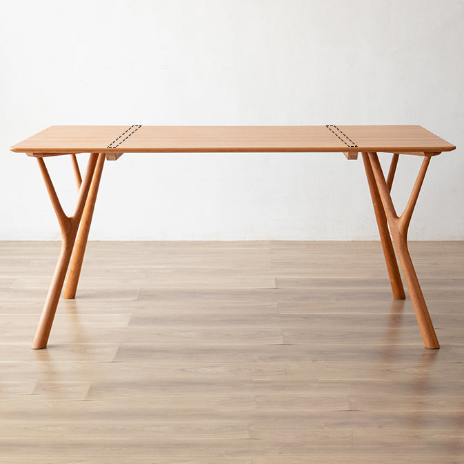 Modern Style Rectangle 4-foot Home Furniture Solid Wood Dining Room Collection Clearhalo ' dining_table' 'Dining Tables & Seating' 'Dining Tables' 'furn' 'furn_dining_table' 'Furniture' 'furniture_dining_table' 'Kitchen & Dining Furniture' 'kitchen&dining_furn' 'kitchen' 'kitchen_dining_table' 3779995