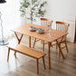 Modern Style Rectangle 4-foot Home Furniture Solid Wood Dining Room Collection Clearhalo ' dining_table' 'Dining Tables & Seating' 'Dining Tables' 'furn' 'furn_dining_table' 'Furniture' 'furniture_dining_table' 'Kitchen & Dining Furniture' 'kitchen&dining_furn' 'kitchen' 'kitchen_dining_table' 3779996