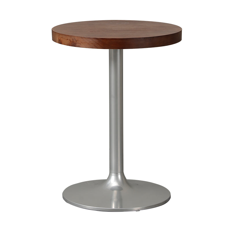 Industrial Dining Room Table Pine Solid Wood Table with Metal Base for Home Kitchen Dinner Silver Without Chairs Clearhalo ' dining_table' 'Dining Tables & Seating' 'Dining Tables' 'furn' 'furn_dining_table' 'Furniture' 'furniture_dining_table' 'Kitchen & Dining Furniture' 'kitchen&dining_furn' 'kitchen' 'kitchen_dining_table' 3780027