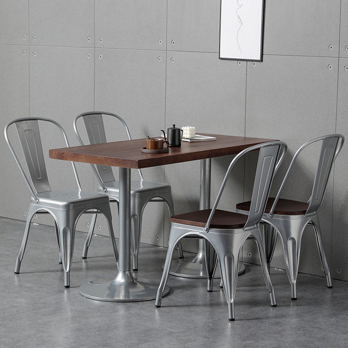 Industrial Dining Room Table Pine Solid Wood Table with Metal Base for Home Kitchen Dinner Clearhalo ' dining_table' 'Dining Tables & Seating' 'Dining Tables' 'furn' 'furn_dining_table' 'Furniture' 'furniture_dining_table' 'Kitchen & Dining Furniture' 'kitchen&dining_furn' 'kitchen' 'kitchen_dining_table' 3780036